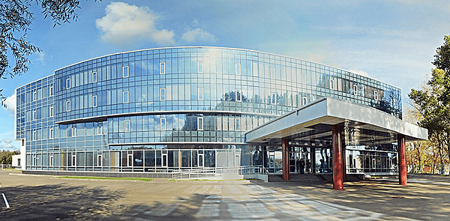 панорамные фасады учебно-тренировочного центра Смоленск