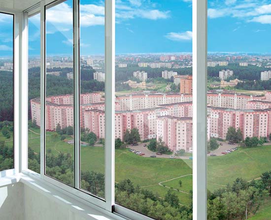 Холодное алюминиевое остекление балконов Смоленск