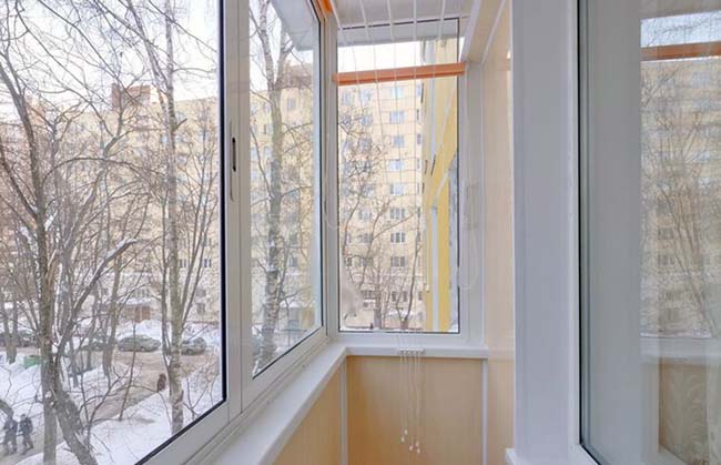 Зимнее остекление лоджии и балкона зимой Смоленск